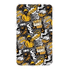 Boom Bang Art Crazy Drawing Graffiti Hello Retro Sayings Yellow Memory Card Reader (rectangular) by Bedest