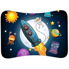 Spaceship Astronaut Space Velour Seat Head Rest Cushion by Hannah976