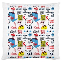 Monster Cool Seamless Pattern Standard Premium Plush Fleece Cushion Case (one Side) by Hannah976
