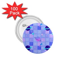 Seamless Pattern Pastel Galaxy Future 1 75  Buttons (100 Pack)  by Hannah976