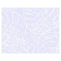 Tropical Monstera Premium Plush Fleece Blanket (medium) by ConteMonfrey