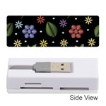Embroidery Seamless Pattern With Flowers Memory Card Reader (Stick) Front
