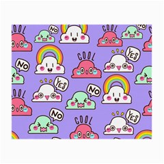 Cloud Seamless Pattern Small Glasses Cloth (2 Sides) by Apen
