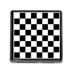 Chess Board Background Design Memory Card Reader (square 5 Slot) by Apen