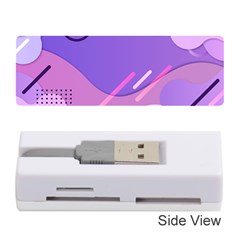 Hand Drawn Abstract Organic Shapes Background Memory Card Reader (stick) by Apen