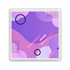 Hand Drawn Abstract Organic Shapes Background Memory Card Reader (square) by Apen