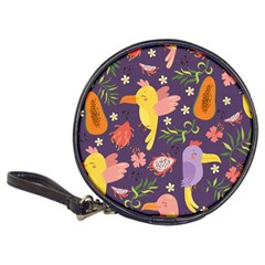 Exotic Seamless Pattern With Parrots Fruits Classic 20-cd Wallets by Ravend