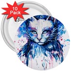 Cat 3  Buttons (10 pack)  Front