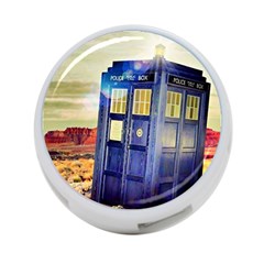 Tardis Wilderness Doctor Who 4-port Usb Hub (one Side) by Cendanart