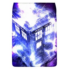 Tardis Doctor Who Blue Travel Machine Removable Flap Cover (l) by Cendanart