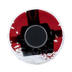 Red Sun Sea Waves Bird Japanese Art Minimalist On-the-go Memory Card Reader by Bedest