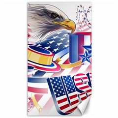 United States Of America Usa  Images Independence Day Canvas 40  X 72  by Ket1n9