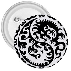Ying Yang Tattoo 3  Buttons by Ket1n9