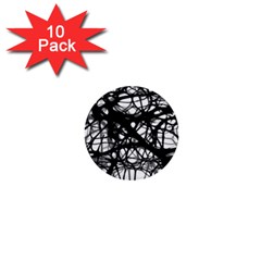 Neurons Brain Cells Brain Structure 1  Mini Buttons (10 Pack)  by Ket1n9