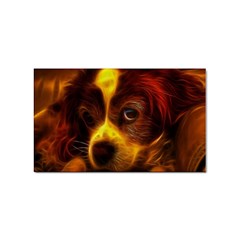 Cute 3d Dog Sticker Rectangular (10 Pack) by Ket1n9