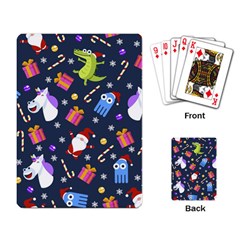 Colorful Funny Christmas Pattern Playing Cards Single Design (rectangle) by Ket1n9