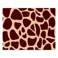 Animal Print Girraf Patterns Two Sides Premium Plush Fleece Blanket (large) by Ket1n9