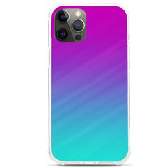 Background Pink Blue Gradient Iphone 12 Pro Max Tpu Uv Print Case by Ket1n9