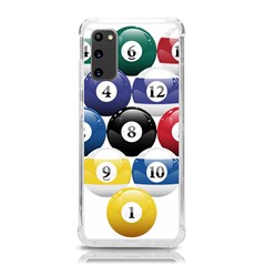 Racked Billiard Pool Balls Samsung Galaxy S20 6 2 Inch Tpu Uv Case by Ket1n9