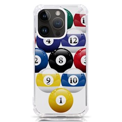 Racked Billiard Pool Balls Iphone 14 Pro Tpu Uv Print Case by Ket1n9