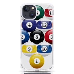 Racked Billiard Pool Balls Iphone 13 Tpu Uv Print Case by Ket1n9