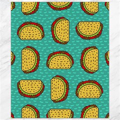 Taco Drawing Background Mexican Fast Food Pattern Canvas 20  X 24  by Ket1n9