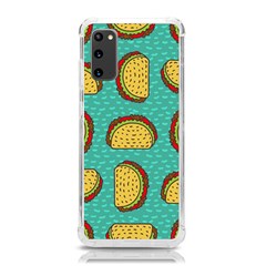Taco Drawing Background Mexican Fast Food Pattern Samsung Galaxy S20 6 2 Inch Tpu Uv Case by Ket1n9