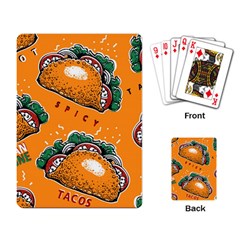 Seamless Pattern With Taco Playing Cards Single Design (rectangle) by Ket1n9