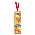Seamless Pattern With Taco Small Book Marks Front