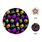 Space Patterns Playing Cards Single Design (Round) Front