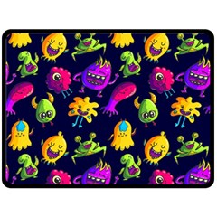 Space Patterns Fleece Blanket (large) by Hannah976