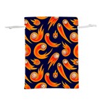 Space Patterns Pattern Lightweight Drawstring Pouch (L) Front