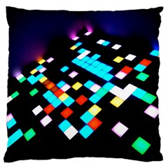 Dance Floor Large Premium Plush Fleece Cushion Case (one Side) by Hannah976