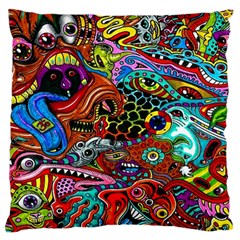 Vector Art Pattern - Standard Premium Plush Fleece Cushion Case (one Side) by Hannah976