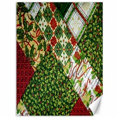 Christmas Quilt Background Canvas 36  X 48  by Ndabl3x