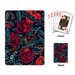 Vintage Flash Tattoos Designs Seamless Pattern Playing Cards Single Design (Rectangle) Back
