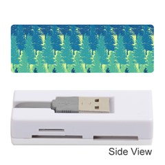 Christmas Trees Pattern Digital Paper Seamless Memory Card Reader (stick) by Ndabl3x