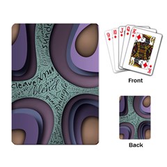 Converge Diverge Mingle Mix Divide Playing Cards Single Design (rectangle) by Paksenen