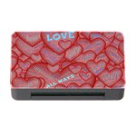 Love Hearts Valentine Red Symbol Memory Card Reader with CF Front