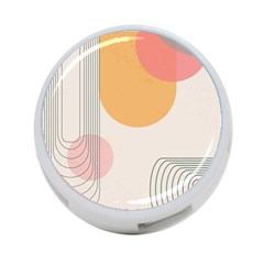 Lines Boho Poster Contemporary 4-port Usb Hub (two Sides) by Bedest