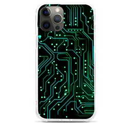 Circuits Circuit Board Green Iphone 12 Pro Max Tpu Uv Print Case by Ndabl3x