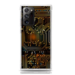 Circuits Circuit Board Orange Technology Samsung Galaxy Note 20 Ultra Tpu Uv Case by Ndabl3x