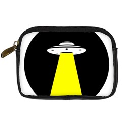 Ufo Flying Saucer Extraterrestrial Digital Camera Leather Case by Cendanart