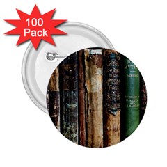 Assorted Color Books Old Macro 2 25  Buttons (100 Pack)  by Cendanart