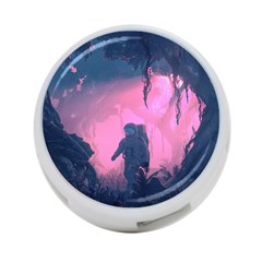 Beeple Astronaut Spacesuit 3d Digital Art Artwork Jungle 4-port Usb Hub (one Side) by Cendanart