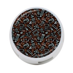 Doodles School Background Art Pattern 4-port Usb Hub (one Side) by Bedest