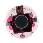 Seamless Strawberry Fruit Pattern Background On-the-Go Memory Card Reader Front