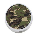 Texture Military Camouflage Repeats Seamless Army Green Hunting 4-Port USB Hub (One Side) Front