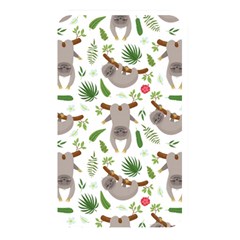 Seamless Pattern With Cute Sloths Memory Card Reader (rectangular) by Bedest