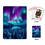 Lake Aurora Borealis Playing Cards Single Design (Rectangle) Back